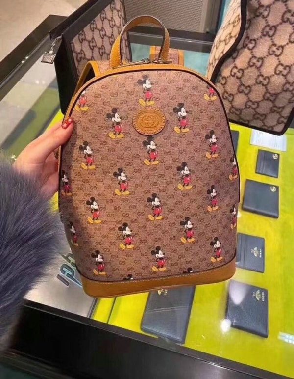 Gucci AAA+ Replica Disney Mickey Mouse Backpack Bag GGB0323075487