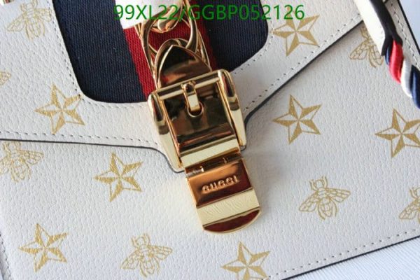 Gucci AAA+ Replica Embroidered Sylvie Small Shoulder Bag GGBP052126827