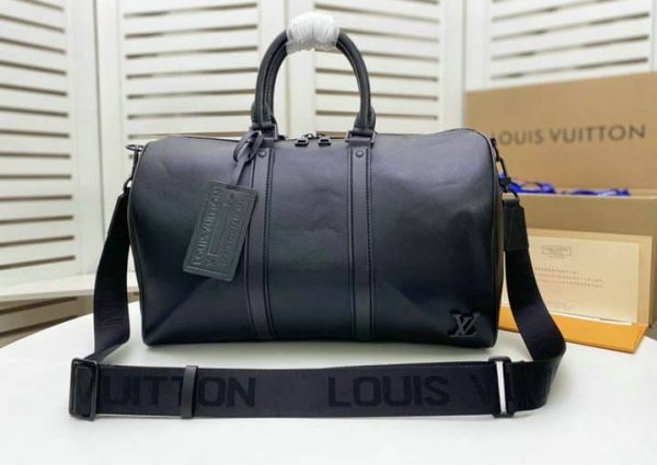 Louis Vuitton AAA+ Replica Luxury Travel Black Keepall YB24051672943