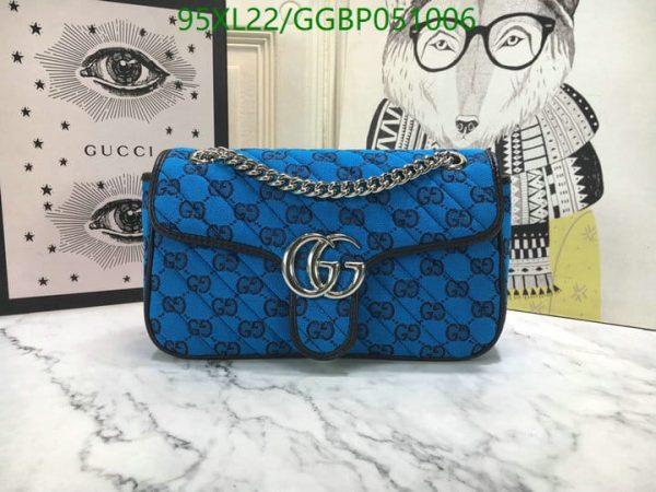 Gucci AAA+ Replica GG Marmont Multicolor Shoulder Bag GGBP051006167