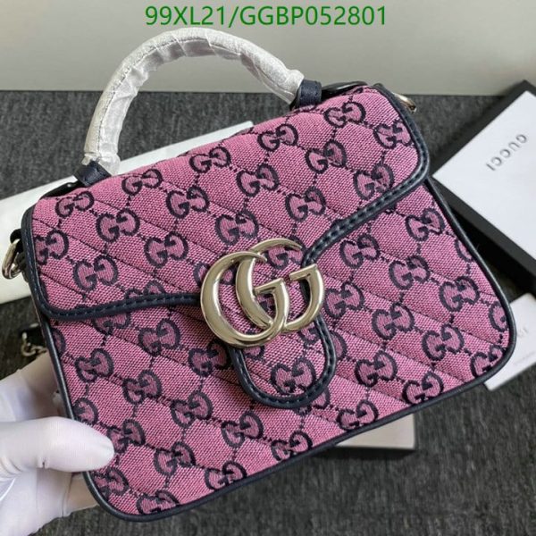 Gucci AAA+ Replica GG Marmont Top-Handle Bag GGBP052801521