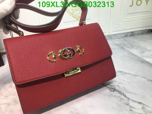 Gucci Zumi AAA+ Replica Leather Small Shoulder Bag GGB0323136421