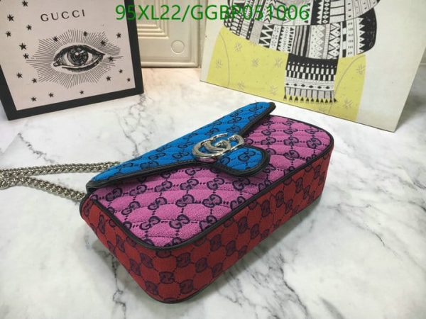 Gucci AAA+ Replica GG Marmont Multicolor Shoulder Bag GGBP051006167