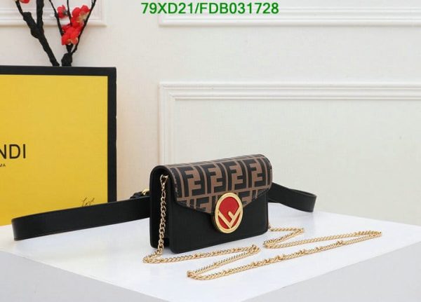 Fendi AAA+ Replica KAN U Crossbody Bag FDB0317282224