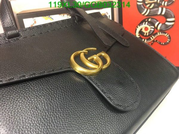 Gucci AAA+ Replica Multicolor GG Marmont Top Handle Bag GGB0323144638