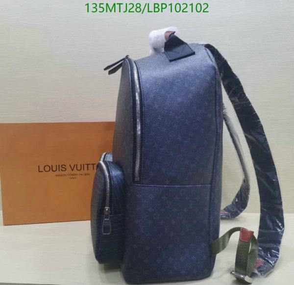 Louis Vuitton AAA+ Replica Multipocket Asymmetric Zipper Pockets Backpack LBP1021025016