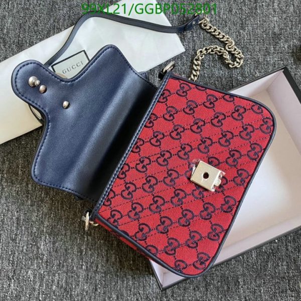 Gucci AAA+ Replica GG Marmont Top-Handle Bag GGBP052801521