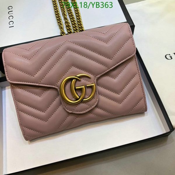 Gucci AAA+ Replica Marmont Woc Inspired Bag YB36363485412