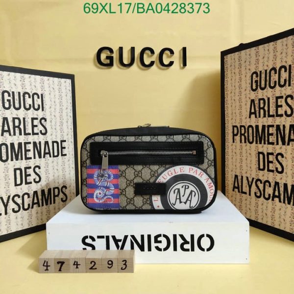 Gucci AAA+ Replica Night Courrier Waist Soft Belt Bag BA04283734629