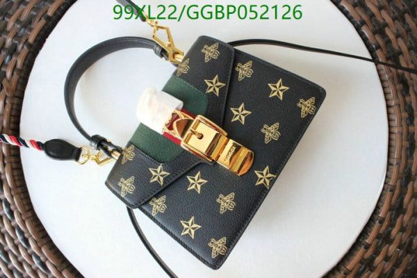 Gucci AAA+ Replica Embroidered Sylvie Small Shoulder Bag GGBP052126827