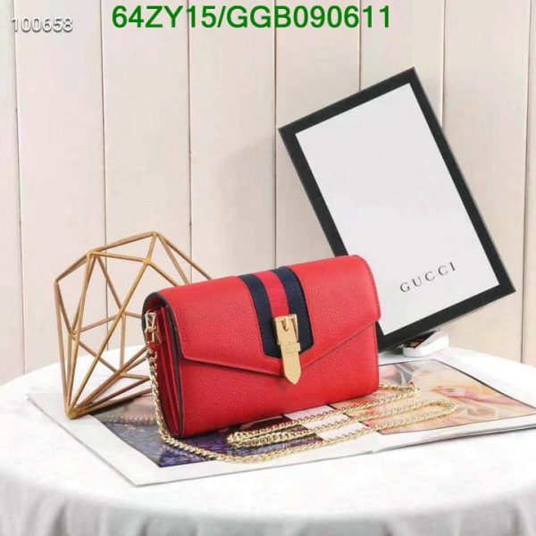 Gucci AAA+ Replica Gucci Sylvie Leather Flap Bag GGB0906115134