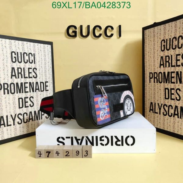 Gucci AAA+ Replica Night Courrier Waist Soft Belt Bag BA04283734629