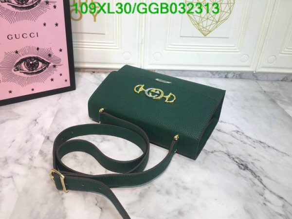 Gucci Zumi AAA+ Replica Leather Small Shoulder Bag GGB0323136421