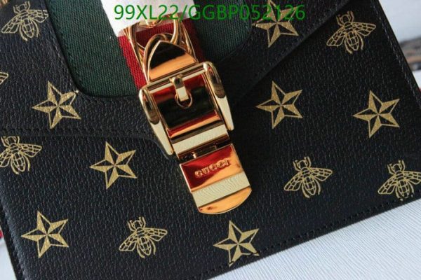 Gucci AAA+ Replica Embroidered Sylvie Small Shoulder Bag GGBP052126827