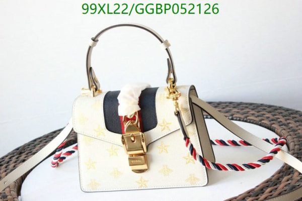 Gucci AAA+ Replica Embroidered Sylvie Small Shoulder Bag GGBP052126827