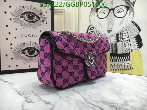 Gucci AAA+ Replica GG Marmont Multicolor Shoulder Bag GGBP051006167