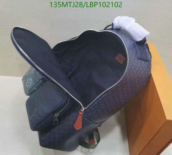 Louis Vuitton AAA+ Replica Multipocket Asymmetric Zipper Pockets Backpack LBP1021025016