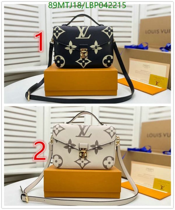 Louis Vuitton AAA+ Replica Black/White Pochette Metis LBP0422150874