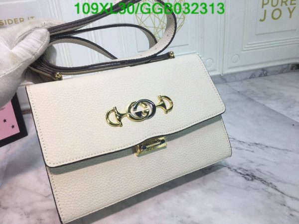 Gucci Zumi AAA+ Replica Leather Small Shoulder Bag GGB0323136421