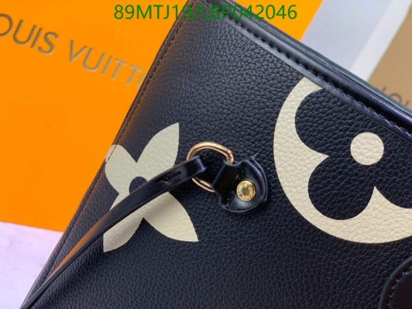 Louis Vuitton AAA+ Replica Designer Black/White Neverfull LBP0420467654