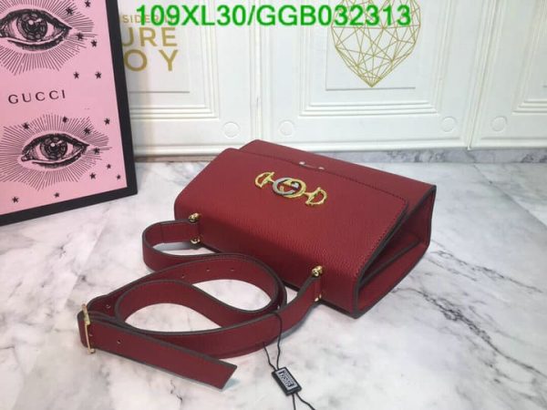 Gucci Zumi AAA+ Replica Leather Small Shoulder Bag GGB0323136421