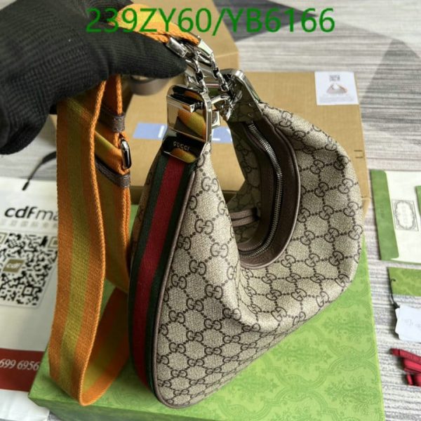 Gucci 1:1 Mirror Replica Attache Large Shoulder Bag YB61661672819