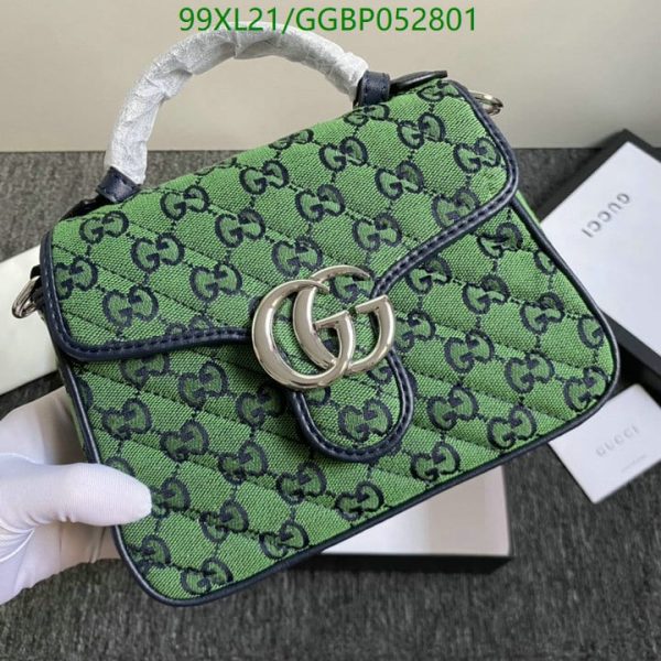 Gucci AAA+ Replica GG Marmont Top-Handle Bag GGBP052801521