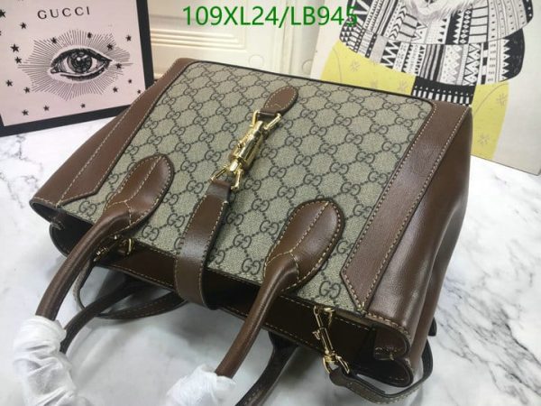 Gucci AAA+ Replica Jackie Leather Tote Bag LB94535864213