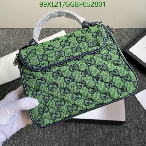 Gucci AAA+ Replica GG Marmont Top-Handle Bag GGBP052801521