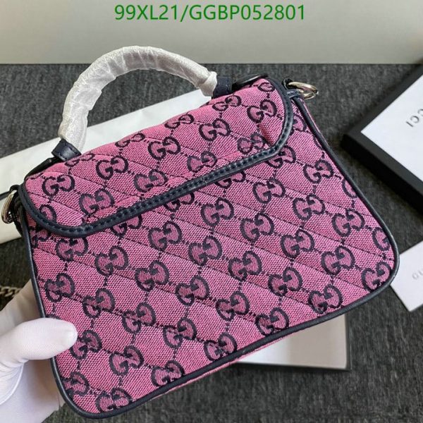 Gucci AAA+ Replica GG Marmont Top-Handle Bag GGBP052801521