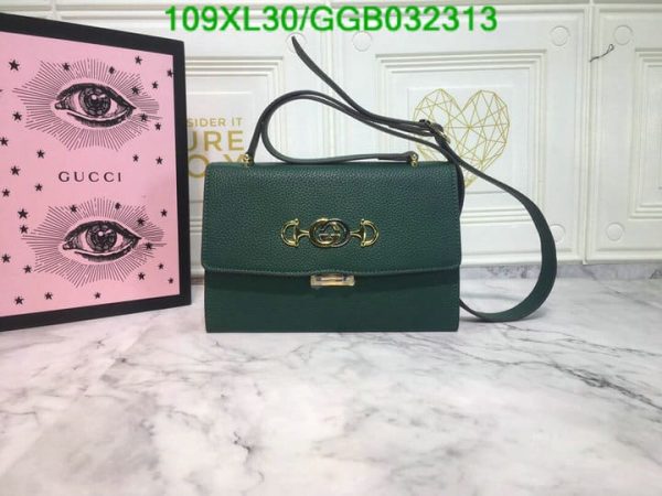 Gucci Zumi AAA+ Replica Leather Small Shoulder Bag GGB0323136421