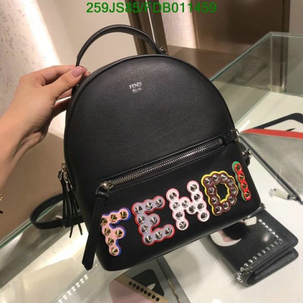 Fendi Studded 1:1 Super Quality Replica Women Backpack FDB0114591114