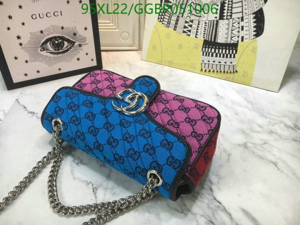 Gucci AAA+ Replica GG Marmont Multicolor Shoulder Bag GGBP051006167