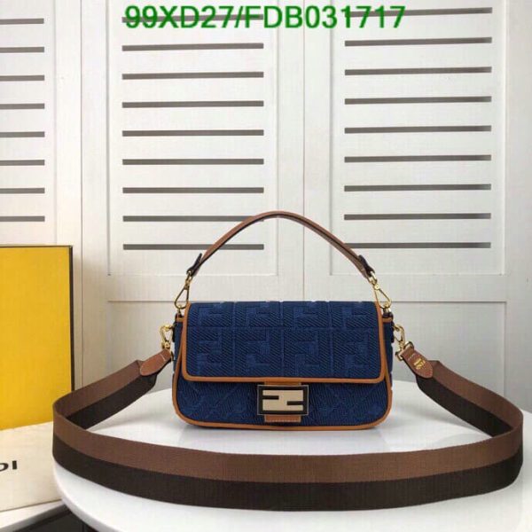 Fendi AAA+ Replica Zucca Baguette Shoulder Bag FDB0317171110