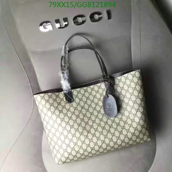 Gucci Reversible AAA+ Replica Small Coated Leather Tote Bag GGB1218944582