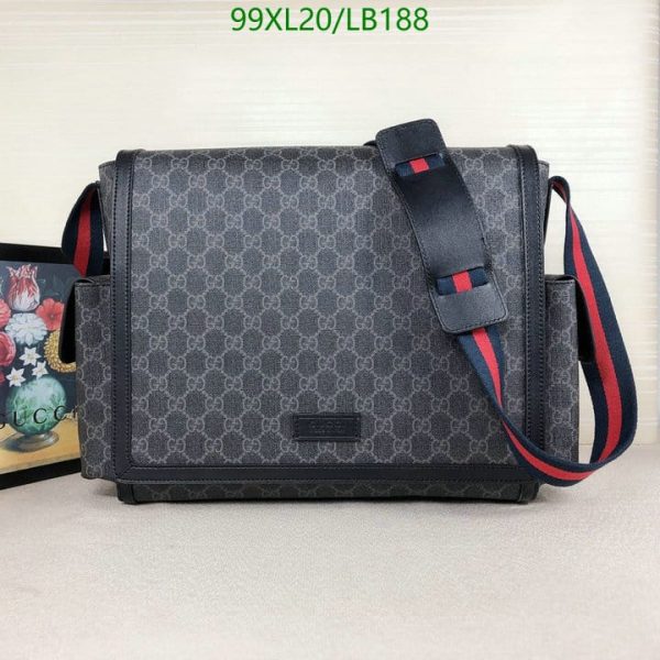 Gucci AAA+ Replica Patch Work Flap Messenger Bag LB18825874326