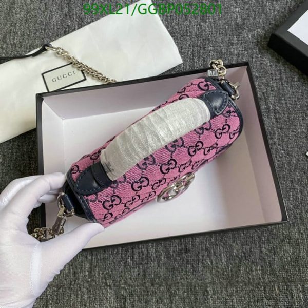 Gucci AAA+ Replica GG Marmont Top-Handle Bag GGBP052801521