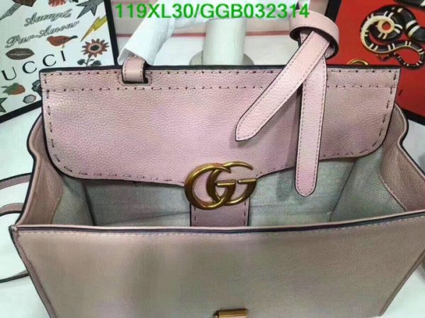 Gucci AAA+ Replica Multicolor GG Marmont Top Handle Bag GGB0323144638