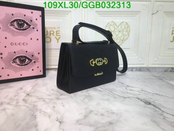 Gucci Zumi AAA+ Replica Leather Small Shoulder Bag GGB0323136421