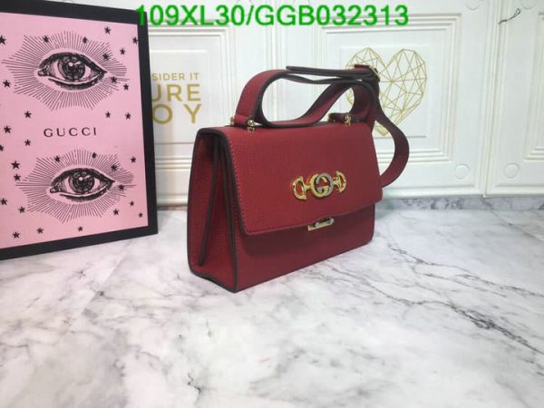 Gucci Zumi AAA+ Replica Leather Small Shoulder Bag GGB0323136421