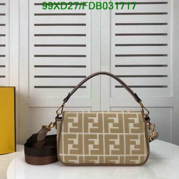 Fendi AAA+ Replica Zucca Baguette Shoulder Bag FDB0317171110