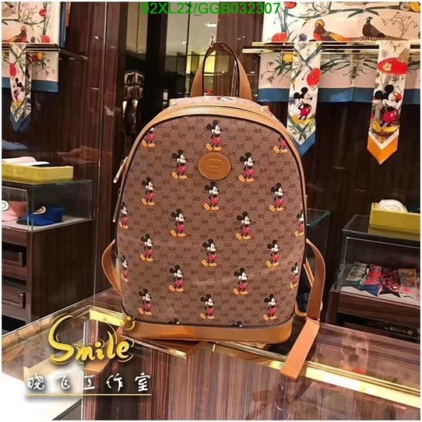 Gucci AAA+ Replica Disney Mickey Mouse Backpack Bag GGB0323075487