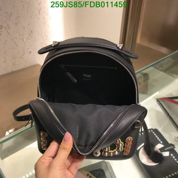 Fendi Studded 1:1 Super Quality Replica Women Backpack FDB0114591114