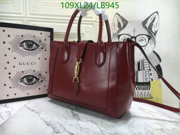 Gucci AAA+ Replica Jackie Leather Tote Bag LB94535864213