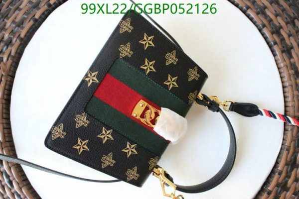 Gucci AAA+ Replica Embroidered Sylvie Small Shoulder Bag GGBP052126827