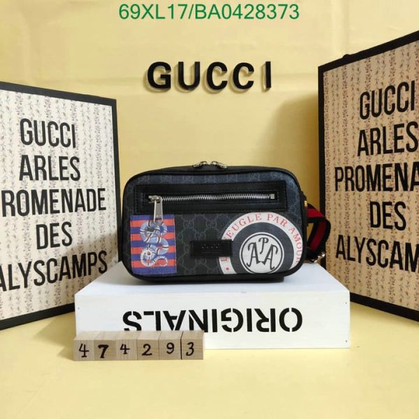 Gucci AAA+ Replica Night Courrier Waist Soft Belt Bag BA04283734629