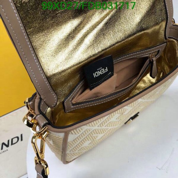 Fendi AAA+ Replica Zucca Baguette Shoulder Bag FDB0317171110