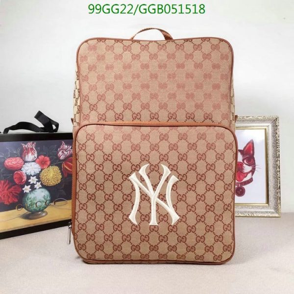 Gucci NY Yankees  AAA+ Replica GG Men’s Backpack GGB0515185492