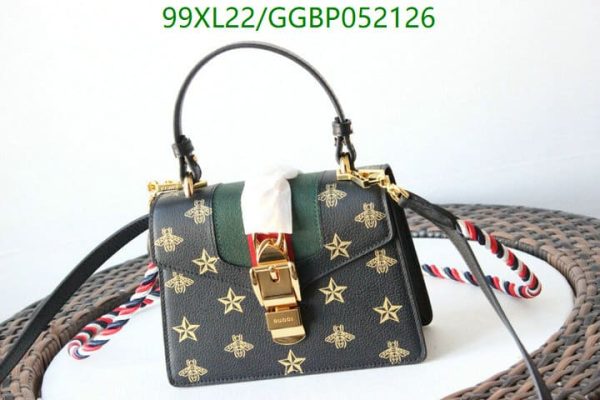 Gucci AAA+ Replica Embroidered Sylvie Small Shoulder Bag GGBP052126827