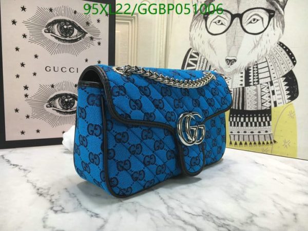 Gucci AAA+ Replica GG Marmont Multicolor Shoulder Bag GGBP051006167